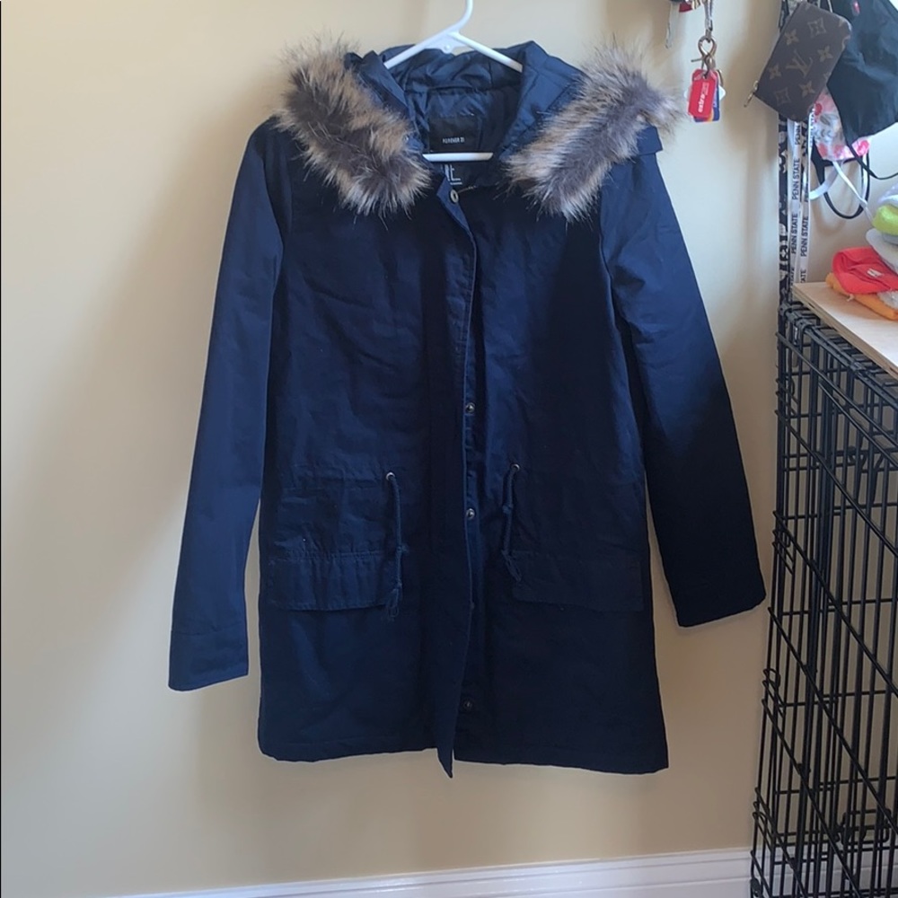 Navy parka
